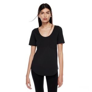 Aritzia The Group By Babaton Sami Tee Cotton Modal Size M Pocket T Minimalist
